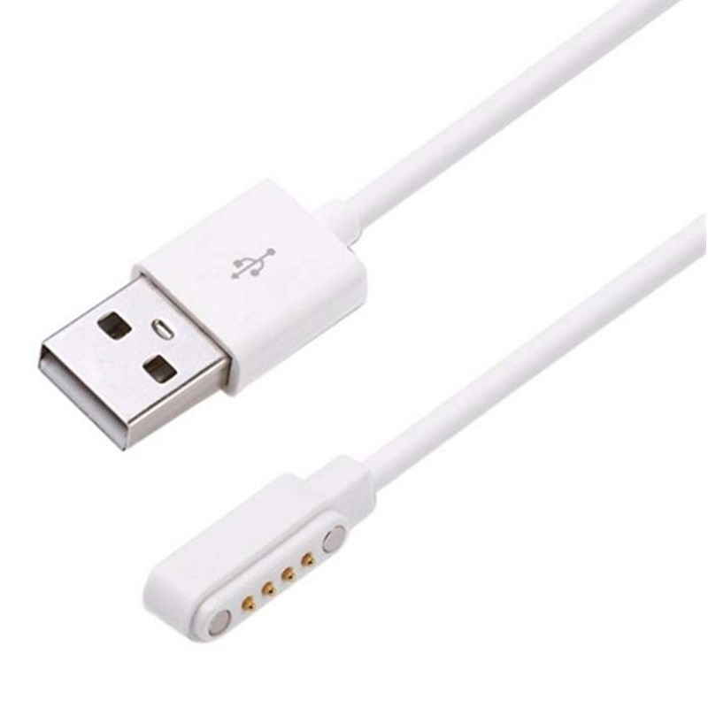 Cable cargador magnético para reloj inteligente, 4 pines, 7,62mm, 2 pines, para KW88, KW98, KW99, GT88, GT68, Universal