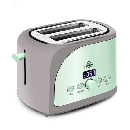680W 2 slices 6 stalls household bread toaster fast breakfast mini toaster: A