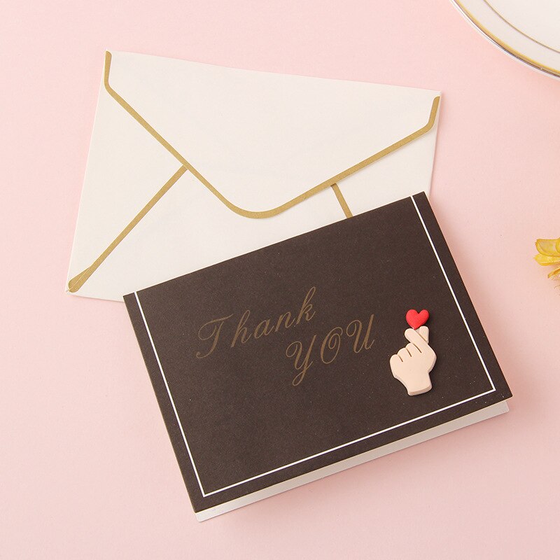 3D greeting card Valentine's Day greeting card Flower greeting card Baking cards Birthday card Thank you card: Envelope set-6