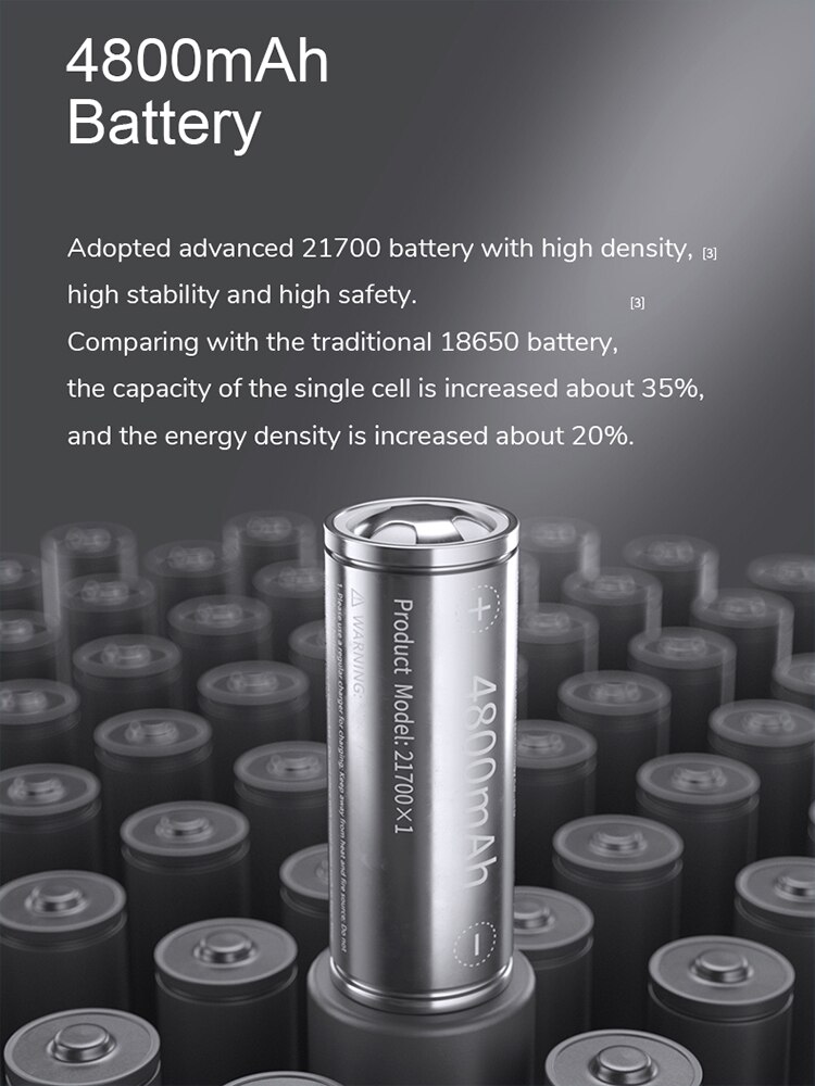 JISULIFE Portable Fold Fan PowerBank 4800mAh Charging Usb Fan Mini Fan Ventilador Air Condition with Ultra Bright Led Flashlight