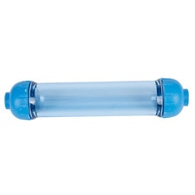 Water Filter Behuizing Diy Vullen T33 Shell Filter Buis Transparant Omgekeerde Osmose Blauw