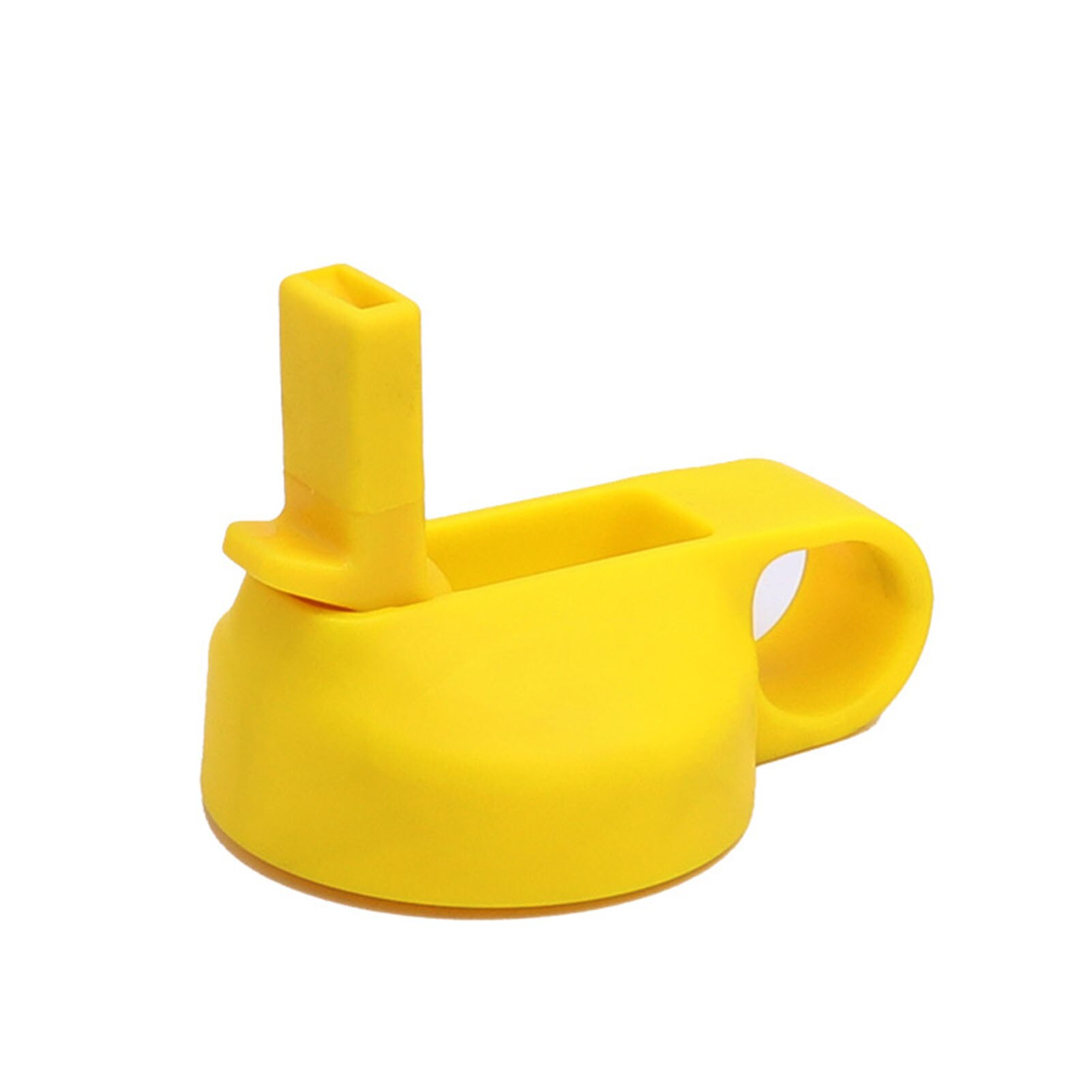 Vacuüm waterfles rietje deksel voor hydro-flask rietje klapdeksel 12 16 18 20 32 40 64oz brede mond waterfles stevige deksel: Geel