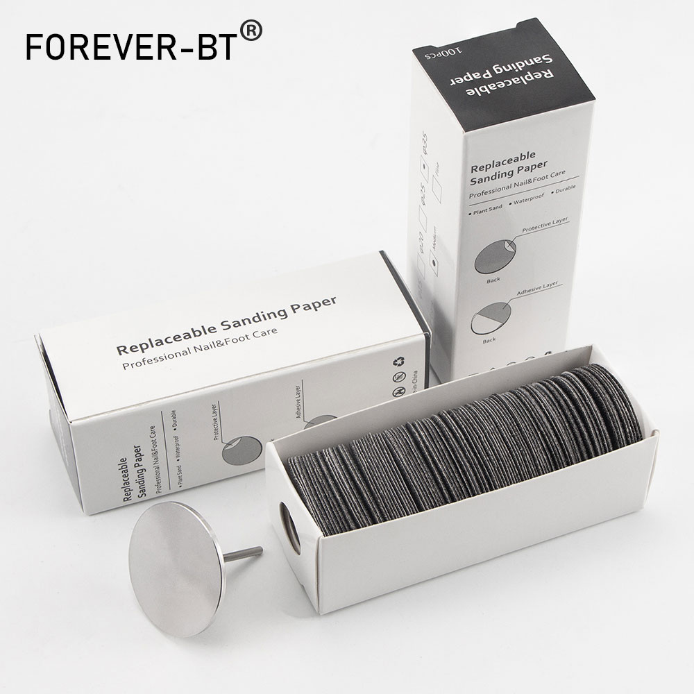 35 MILLIMETRI Sostituibile Carta Vetrata Strumenti di Pedicure manicure Pedicure 3/32 ''discoteca Piede Pelle Morta Rimuovere Carta Abrasiva discoteca Ugello