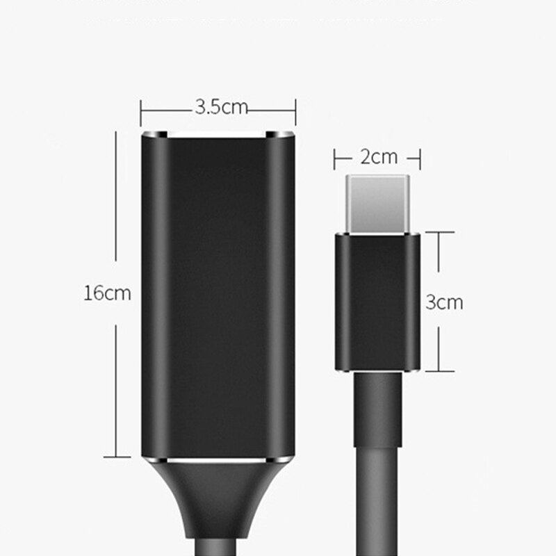 Usb c til hdmi adapter, uni usb type-c til hdmi adapter [thunderbolt 3 kompatibel] til macbook pro, macbook ipad p