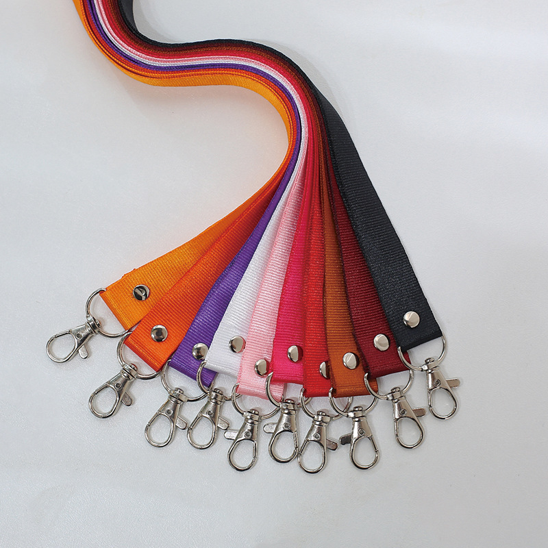 50 Stück/viel individuell bedrucktes Schlüsselband für Schlüssel, Logo, individuelles , Ausweishalter und Personelkarten, 1 Farbe, personalisierter Druck, Landyard