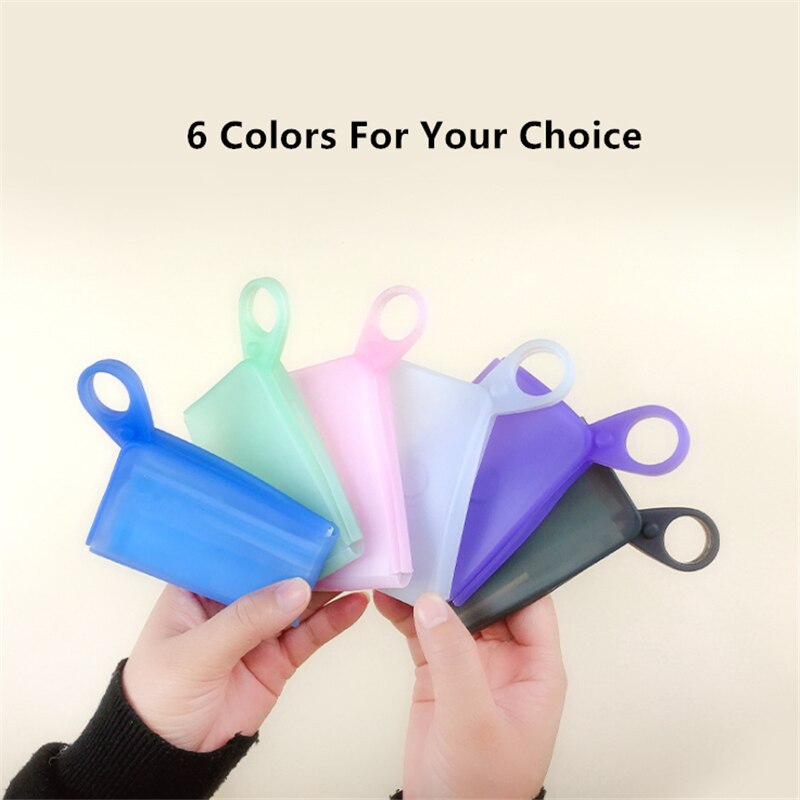 Silicone masque facial dossier de stockage Portable étanche à la poussière masques jetables étui support extérieur réutilisable organisateur sacs de rangement