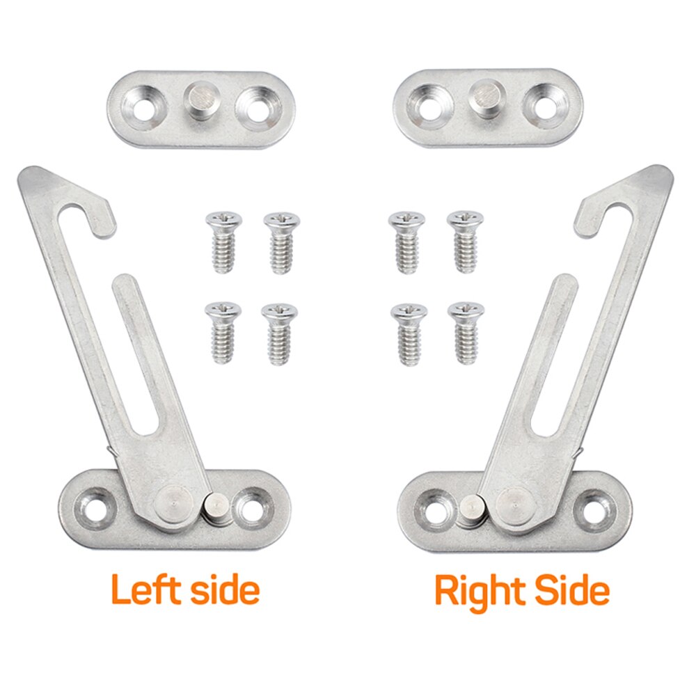 4Pcs UPVC Window Restrictors Stainless Steel Child Safety Security Lock Replacement Catch Door Ventilator with Screws Right Left