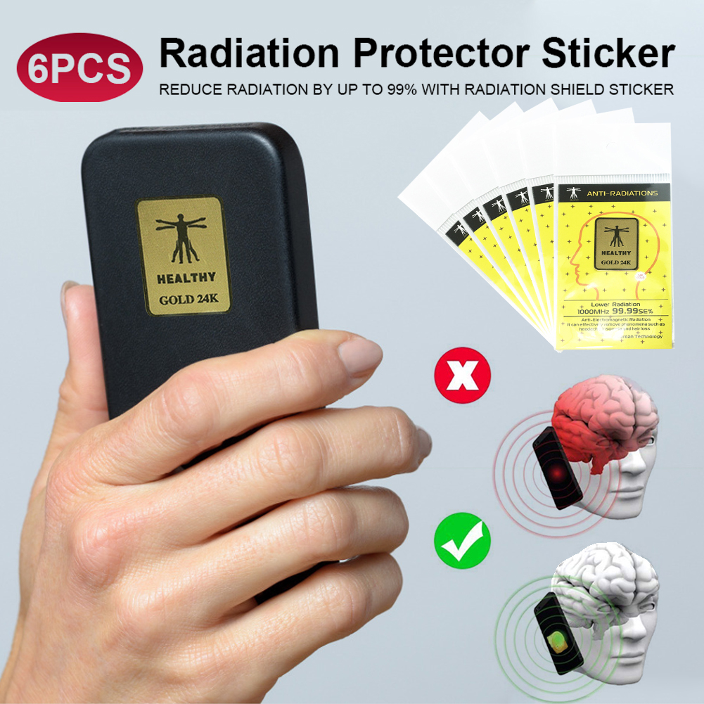 6 Pack Anti Emf Straling Bescherming Shield Sticker Emf Bescherming Mobiele Telefoon Voor Laptop En Alle Elektronische Apparaten