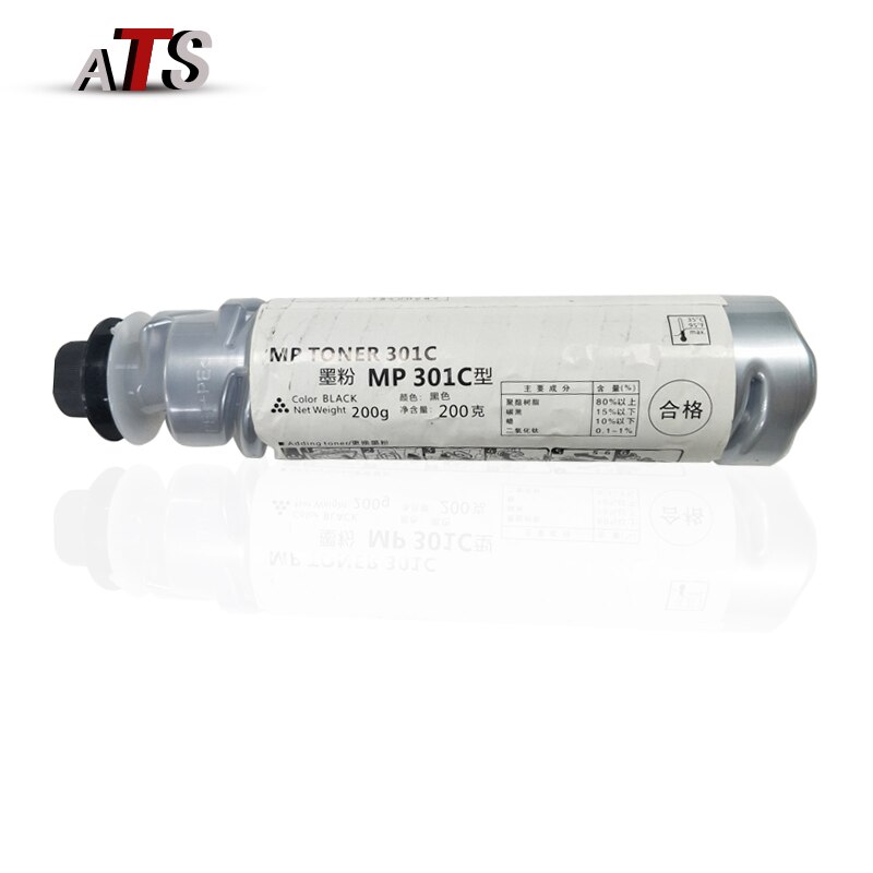 1PC 200g Schwarz Toner Patrone für Ricoh Aficio MP301C MP 301 301SP 301SPF Compatilbe MP301 MP301SP 301SPF Kopierer liefert