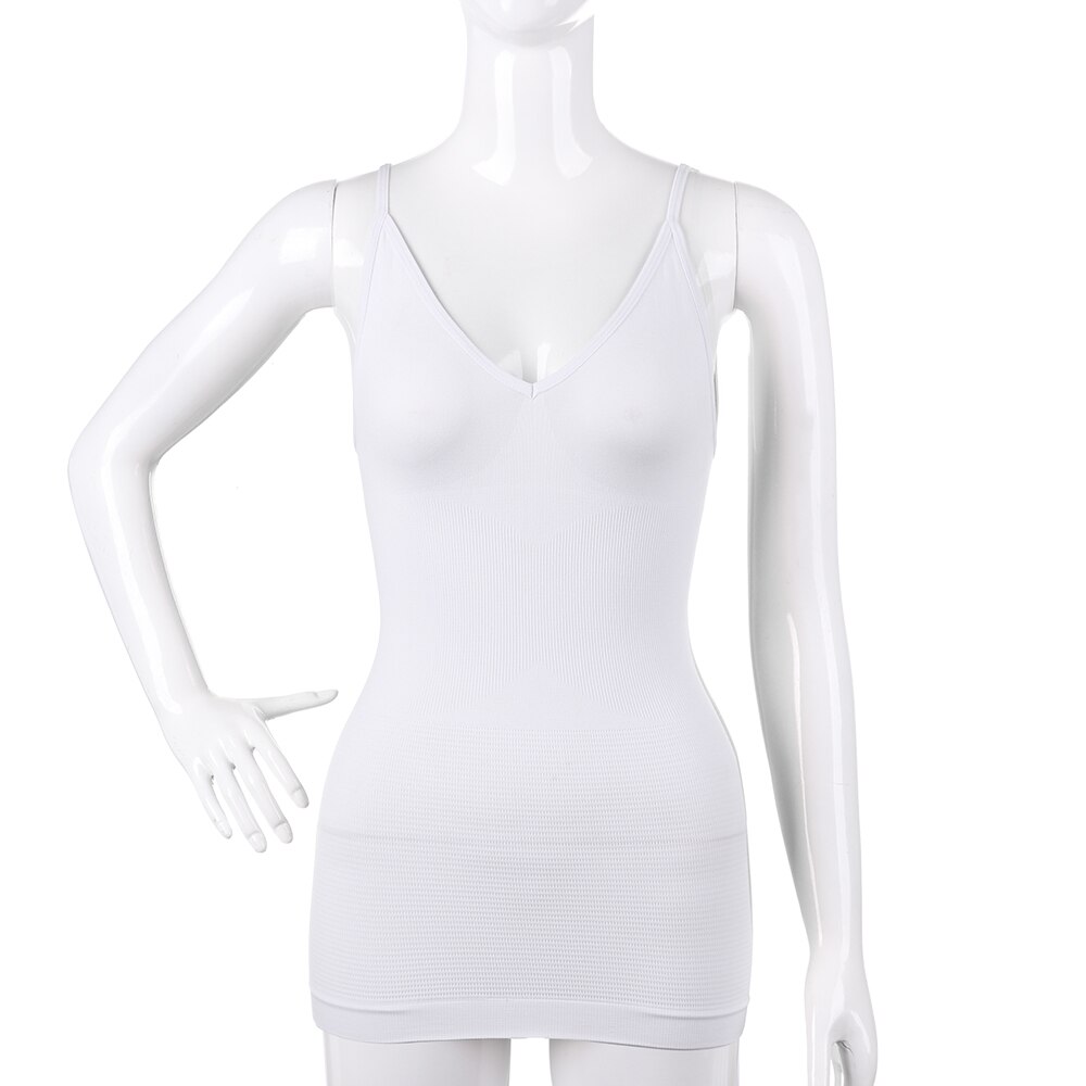 1pc kvinder sommer slynge shapewear slankende krop forme vest kropshukommelse antyder talje træner shaper korset: Hvid / M