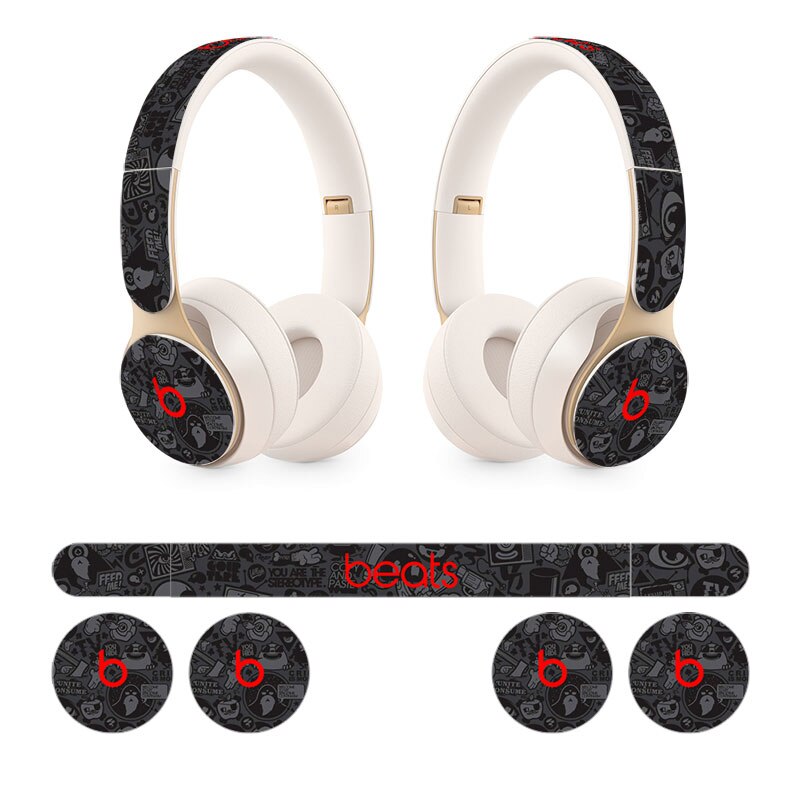 Cute Headphone Sticker Vinyl Decal Skin for Beats solo pro headphone skin sticker