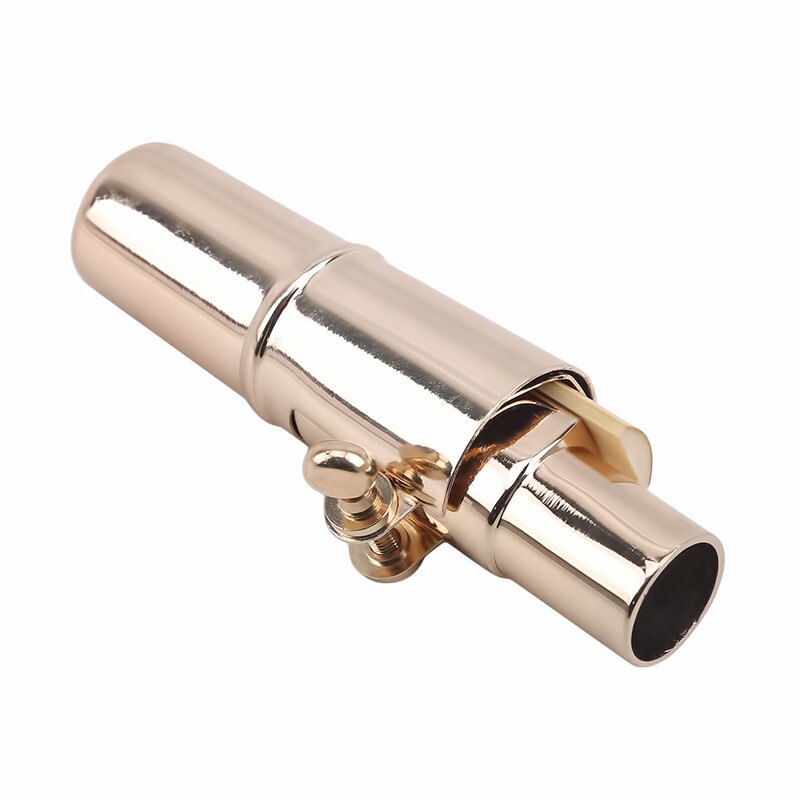 Professional Gold-Plated Alto Saxophone Mouthpiece - Metal with Cap & Ligature - Special Tone Chamber: Default Title