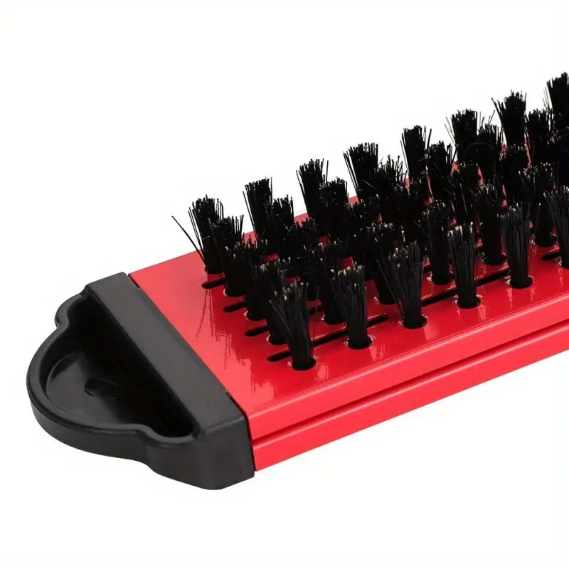 V-formad hårplattningsborste kam med borst antistatisk dubbelsidig platt hårklämma kammar frisörstylingverktyg
