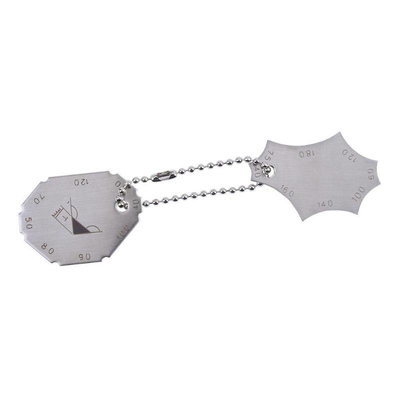 Kehlnahtlehren-Set Aus Edelstahl – 2-teilig – Für Schweißnahtmessung, Bein- & Halsstärke 4–18 Mm – Für T-Verbindungen