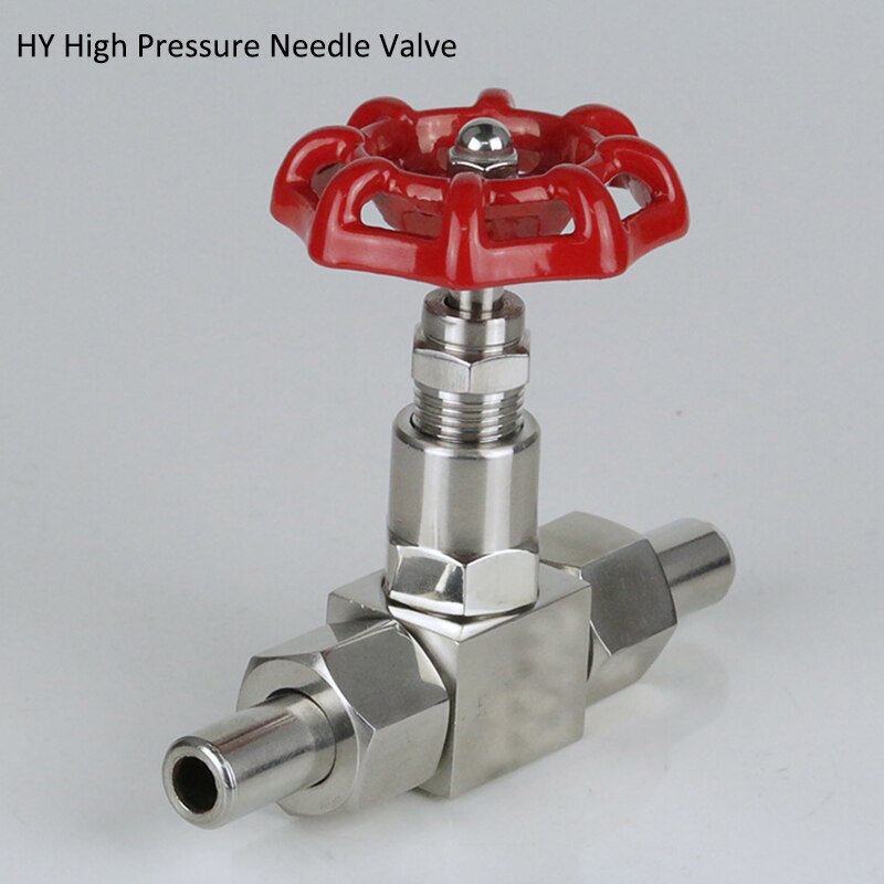 DN6 DN10 DN15 Welded Needle Valve Flow Control, High Pressure Stainless Steel 304 Male Thread Needle Globe Valve