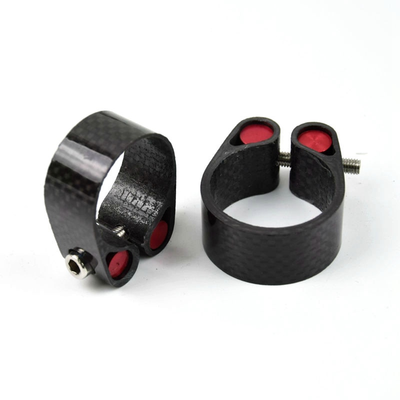 Brand lightest Road bike matt 3K full carbon fibre bicycle seatpost clamp MTB Mountain bike carbon seat clamp part Free ship