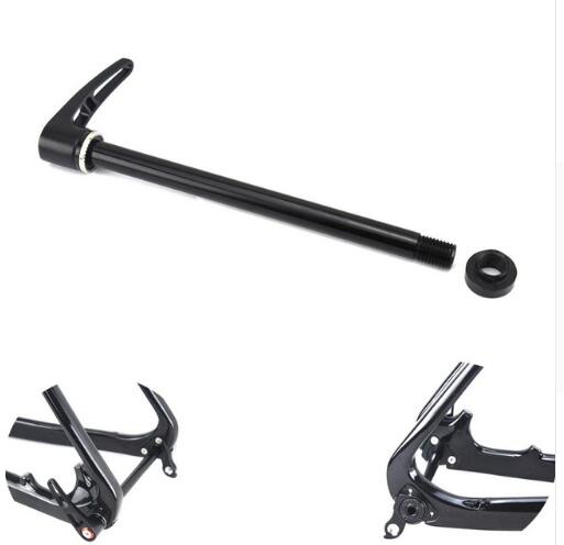 12mm Rear Thru axle 142x12 mm quick release MTB mountain bicycle wheels fatbike skewers QR Thread Pitch 1.5 12X142: White