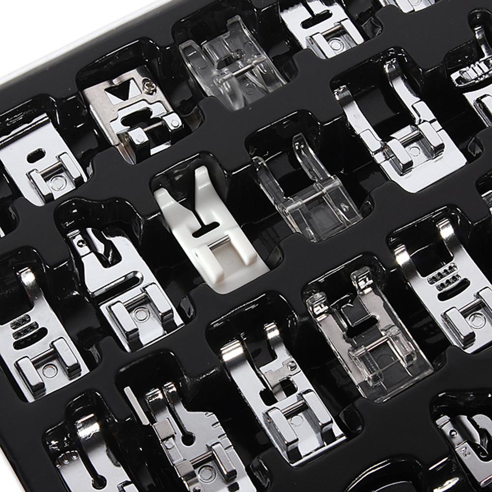 32pcs Domestic Sewing Machine Foot Presser Braiding Blind Stitch Darning Presser Feet Kit Set for Brother Singer Janome