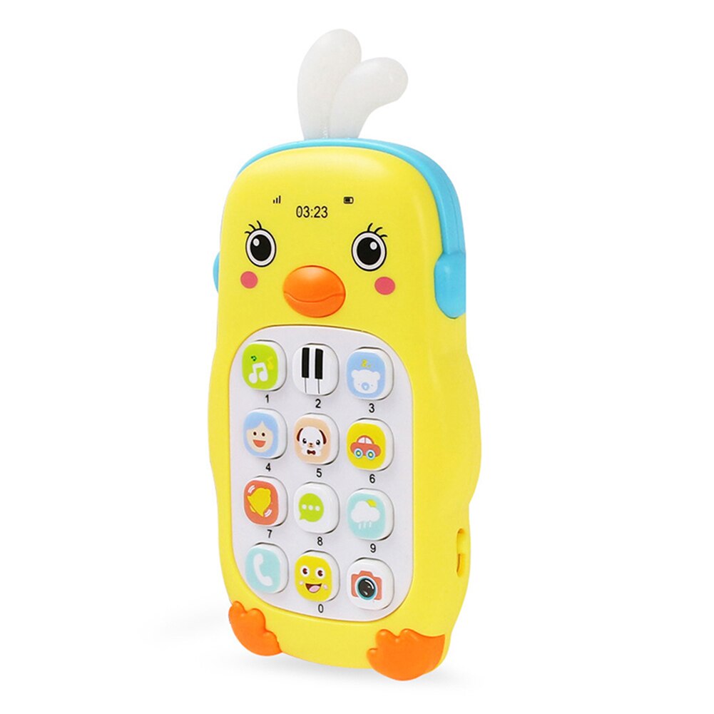 Baby Telefoon Speelgoed Mobiele Telefoon Vroege Educatief Leren Machine Kids Telefoon Muziek Geluid Machine Elektronische Baby Speelgoed: E