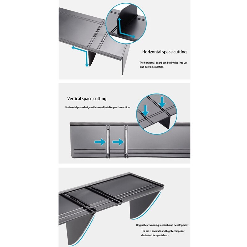 Boîte de rangement copilote pour Chevrolet Colorado 15-20, boîte à gants, séparation des compartiments, modèles à conduite à gauche, tri des couches
