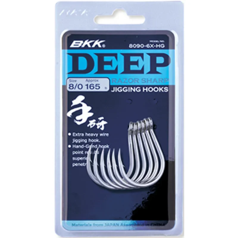 Anzuelos de pesca Jigging BKK DEEP 8090-6X-HG