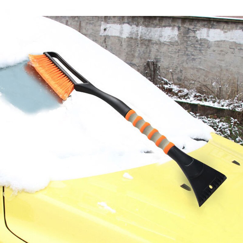 Raspador de hielo para nieve para coche, cepillo de eliminación de pala, herramientas de invierno para el parabrisas del coche, novedad de