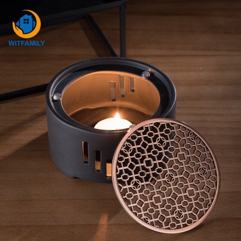 Podstawa grzewcza japońska świeca herbata cieplej kungfu herbata cieplej izolacja podstawa ceremonia grzejnik ceramiczny dzbanek na herbatę gotowana herbata kwiatowa