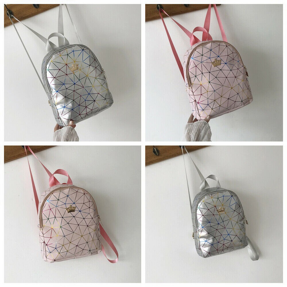 Women Mini Backpack PU Leather Shoulder School Rucksack Ladies Girls Travel Bag