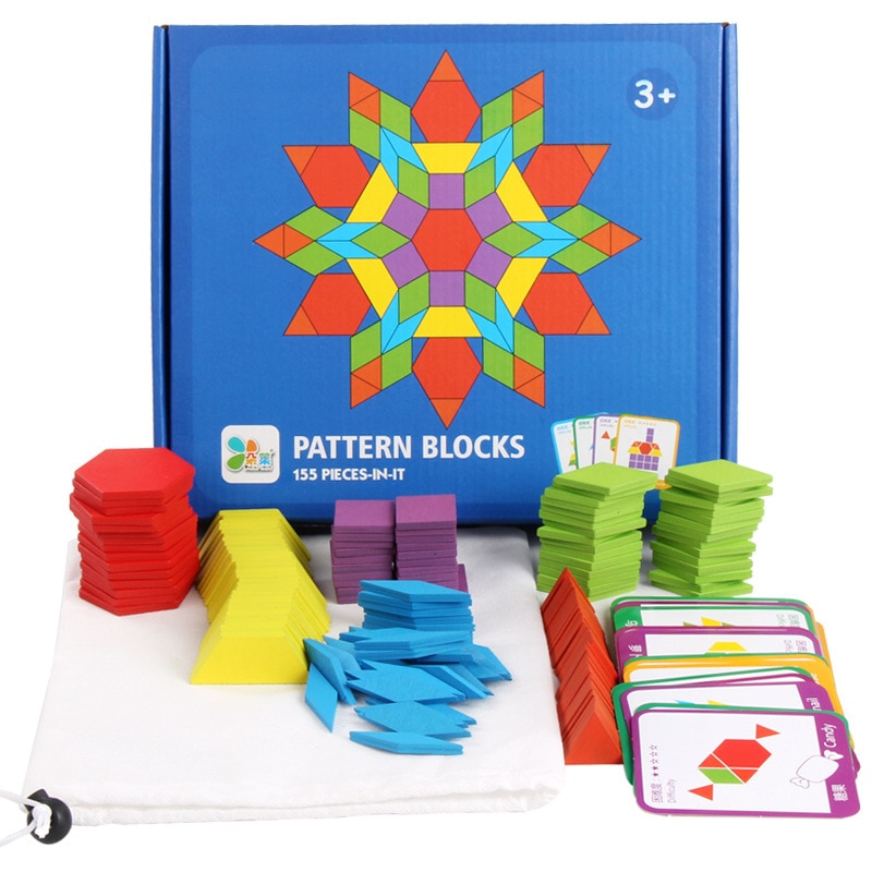 155Pcs Houten Puzzel Boord Set Kleurrijke Baby Educatief Speelgoed Voor Kinderen Leren Ontwikkelen Speelgoed Y012