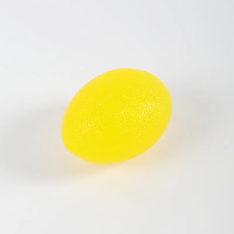 Siliconen Ei Grijper Bal Fitness Hand Expander Versterker Power Grip Bal Onderarm Pols Vinger Sporter Trainer Decomprimeren: YELLOW