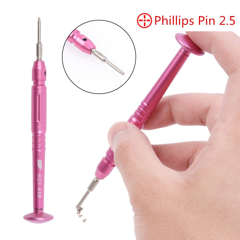 5 In 1 Mini Precision Screwdriver Set Hands Tools for iPhone X 7 8 plus for Samsung Phone Tablet and mainboard Repair: 1pcs Phillips Pin2.5