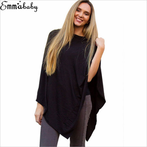 PUDCOCO Baby Mum Borstvoeding Verpleging Poncho Cover Up Uier Covers Blouse Sjaal Verpleging Covers: A
