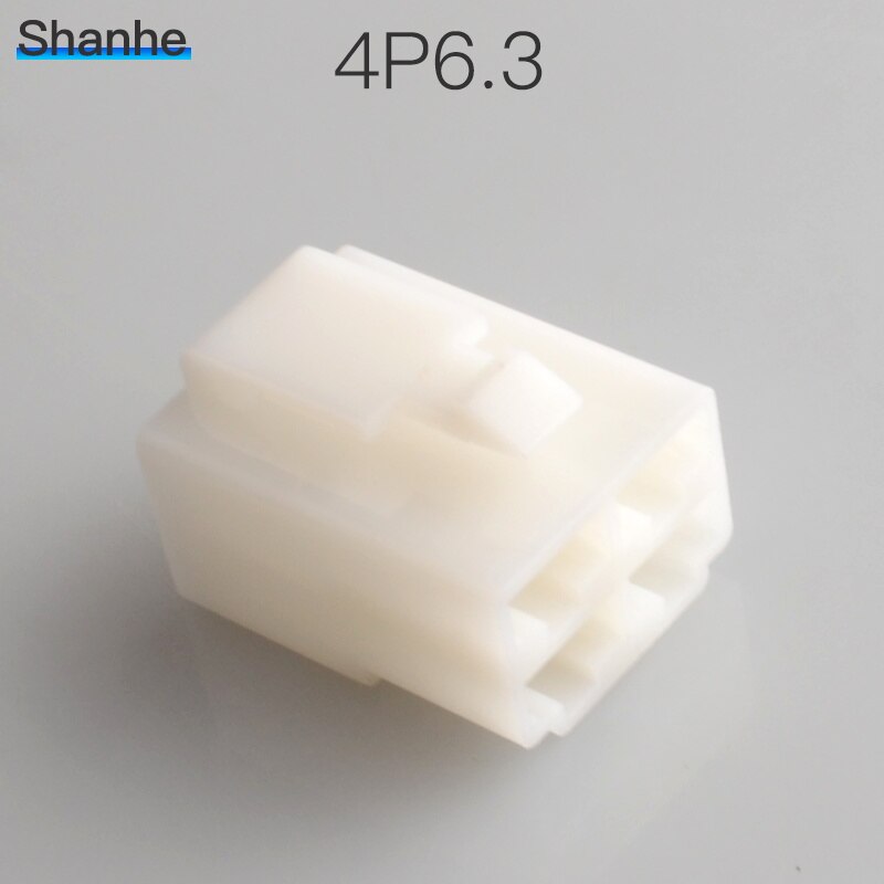 6.3mm connector 4P 4 pin Electrical 6.3 Connector Kits Male Female socket plug for Motorcycle Car