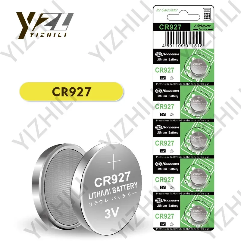 CR927 3V Electron 3V baterías de litio batería de botón para relojes juguetes Control calculadora juguete