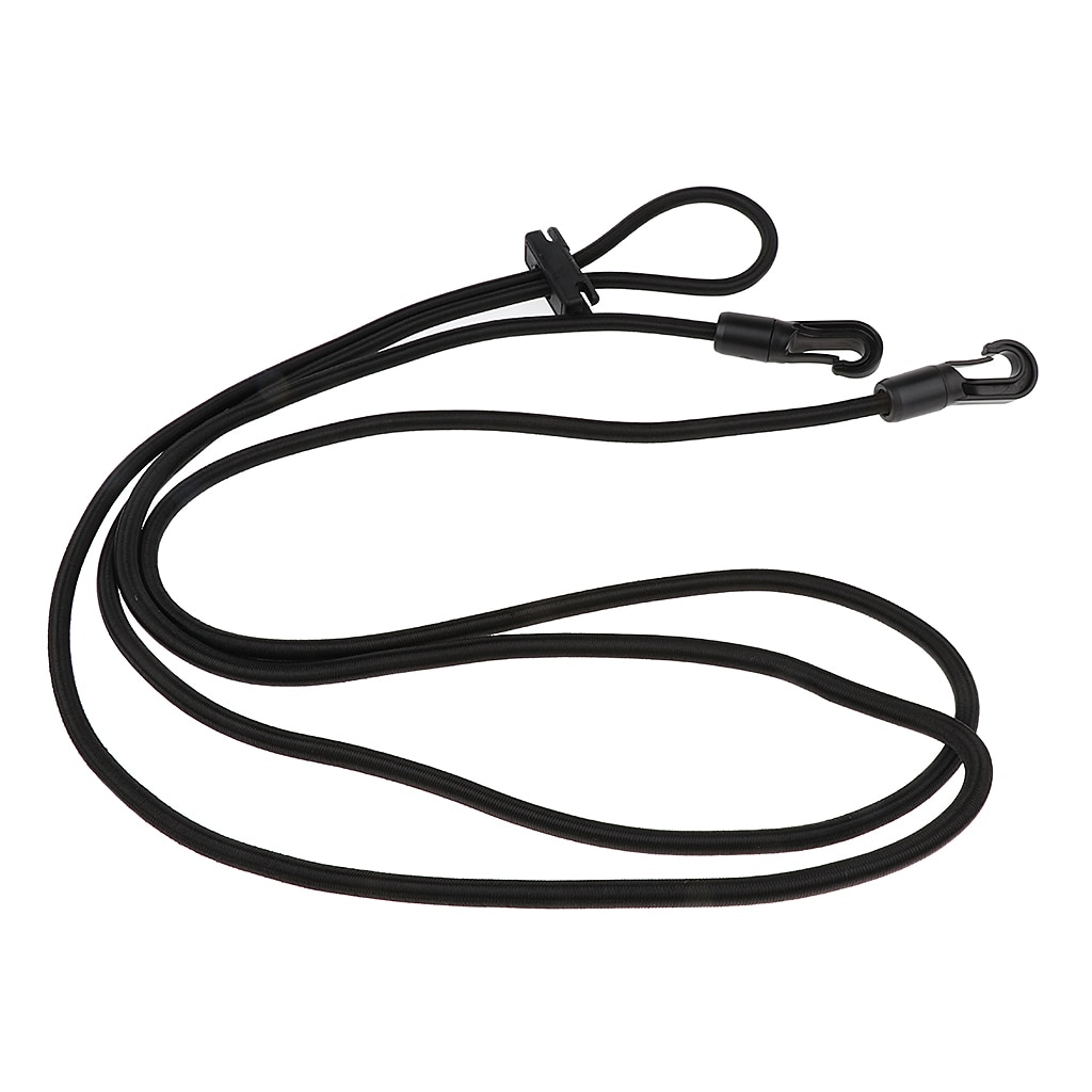 Hest svart hals båre elastisk hest tøyle stropp tau justerbar med plast spenner hest hestesport utstyr 10ft