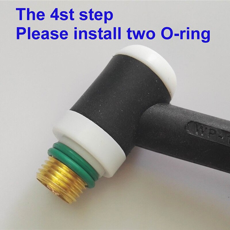 9pcs TIG Welding Stubby Gas Lens #12 Pyrex Cup Kit For Tig WP-17/18/26 1/8\\\\\\\"