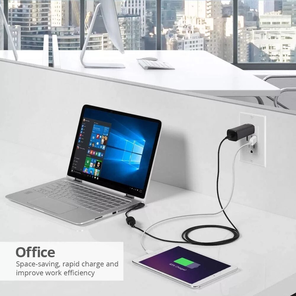 USB Wall Sockets US Plug Power Outlets 2 way Surge Protection QC3.0 Duplex USB Receptacle for Room Kitchen Office USA Mexico