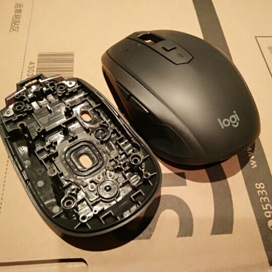 1 set muis shell muis behuizing voor Logitech MX Overal 2 s echt Mouse case Grijs