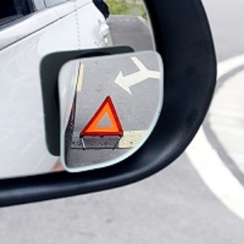 Bil bakspejl lille rundt spejl 360 graders justerbar vidvinkel spejl bakspejl blind spot multifunktion en pai: Par fan spejle