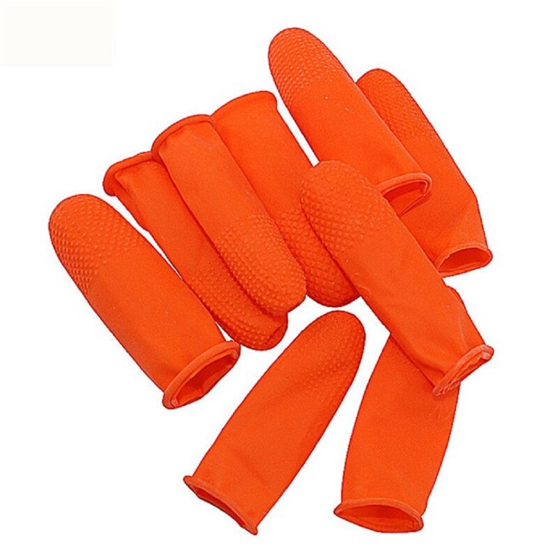 90 pçs de borracha dedo protetor manga capa anti-corte resistente ao calor luvas de dedo pistola de cola quente tampões de dedo cozinhar ferramentas de cozinha