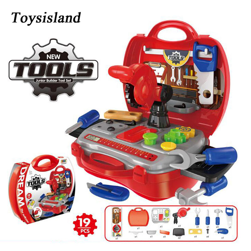 Pretend Spielen Kunststoff Werkzeug Kit Ärzte Pet Hund BBQ Lebensmittel Toolbox Kit Pädagogisches Simulation Spielzeug Für Kinder