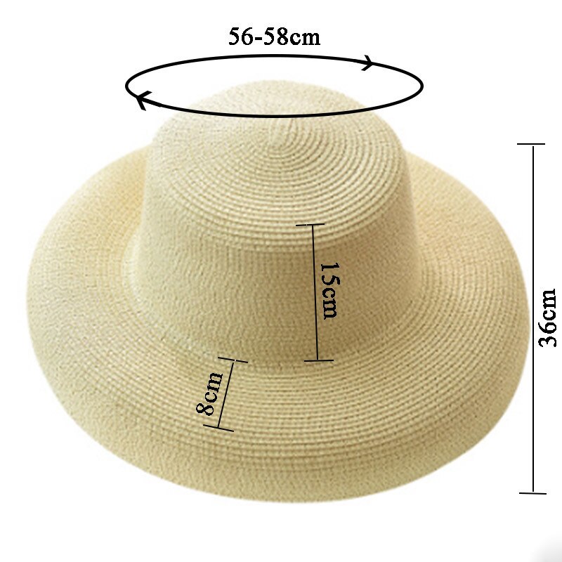 Zomer Vrouwen Schipper Strand Hoed Vrouwelijke Casual Panama Hoed Dame Klassieke Platte Strik Straw Zonnehoed Vrouwen fedora