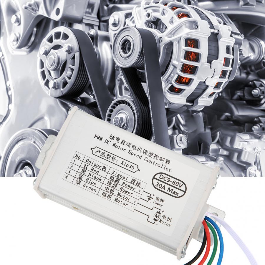 Dc 9V 12V 24V 48V 60V Verstelbare Borstel Motor Speed Controller Regulator Pwm Snelheidsregeling 10A 20A 30A Pulsbreedtemodulator