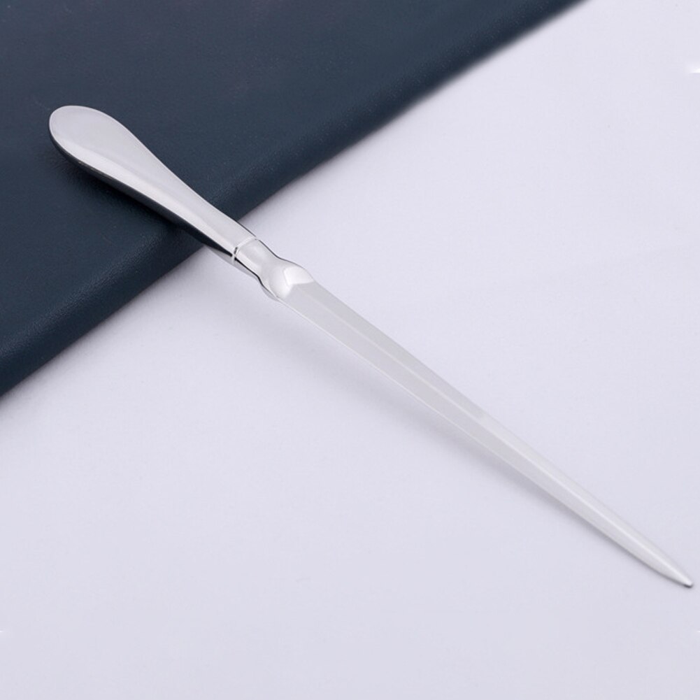 Hand Cutter Stainless Steel Office Lightweight Letter Opener  Solid School Silver Slitter Universal Envelope Practical