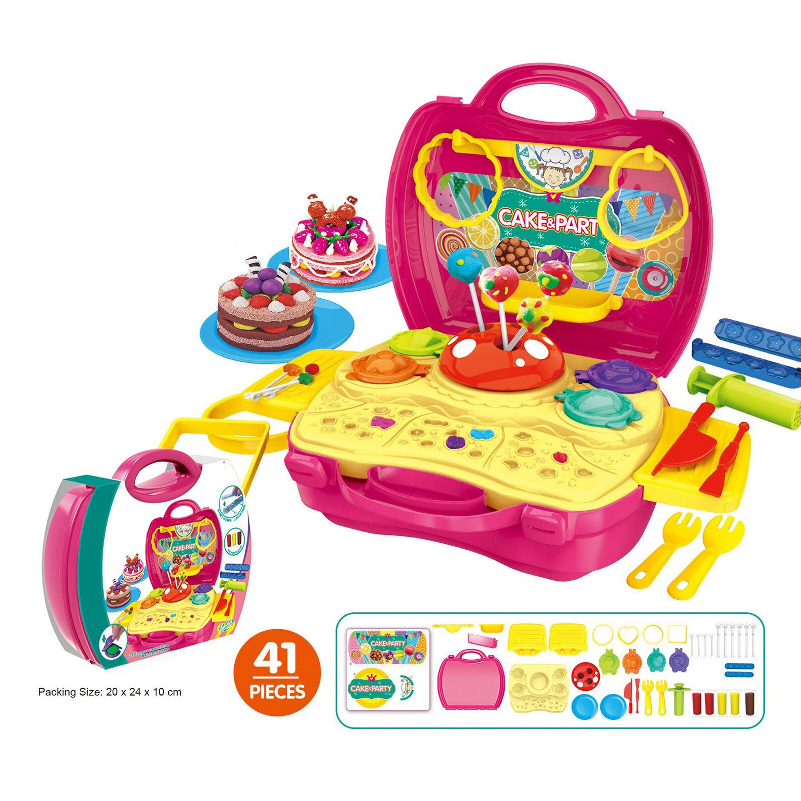 Udawaj zestaw zabawek mechanik zawody szefa kuchni odgrywanie ról zabawka prezent dla dziecka zestaw walizek mini rodzina gospodarowanie zabawki: 7