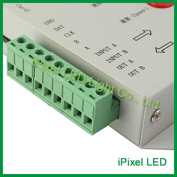Led christmas light controller pixel controller t500k t200k t8000c t-1000 controller with sd card