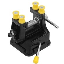 Mini DIY Strong Suction Cup Base Carving Table Bench Vise Metal Tool Space-Saving Press Clamp Carving Fixture Vise Universal Use