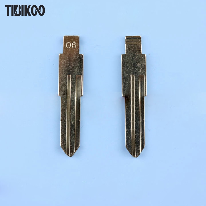 NO.06 Key Blade for Nissan Cefiro Bluebird Cedric Car Key Blade Replacement Side Groove