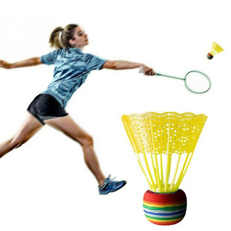5 stk badmintonbolde udendørs sport fjer fjerbold lege træningsøvelse holdbar badmintonbold fjerbold