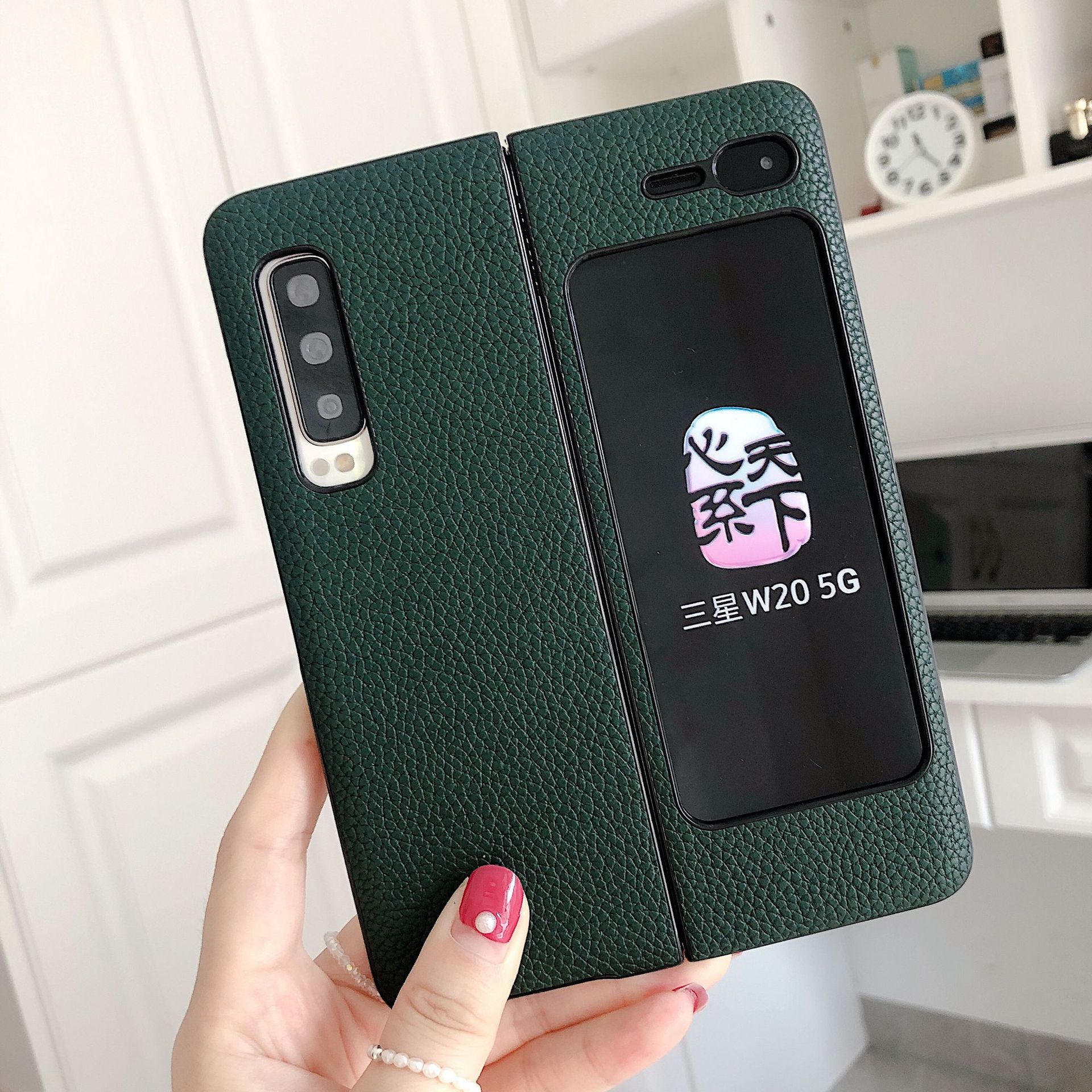 Galaxy Fold PC material Case Flip Case For Galaxy Fold Case Full Protection galaxy case fold case W20/W2020 case: G